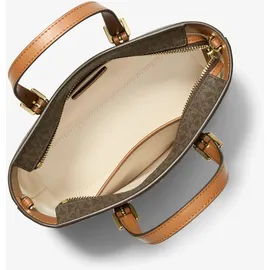 Michael Kors Quinn Small Umhängetasche Kunstleder Brown