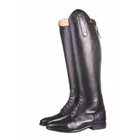 HKM Kinder Valencia lang/extra slim Reitstiefel, Schwarz, 40