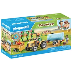 PLAYMOBIL Country Traktor mit Anhänger und Wassertank, Aktion/Abenteuer, 4 Jahr(