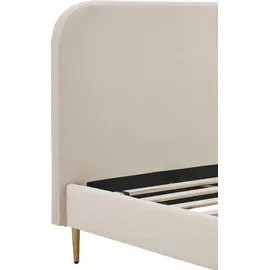 SalesFever Polsterbett 90 x 200 cm Beige