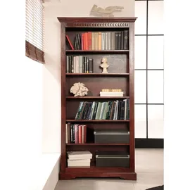 Massivmoebel24 Bücherregal 97 x 35 x 200 cm Braun
