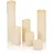 Relaxdays LED Kerzen Set 6 St. creme