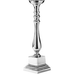 LE COQ PORCELAINE Stylos 1-flammiger platinfarbener  Kandelaber h cm 38,5