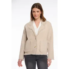 RINO & PELLE Bouclèjacke Beige 40