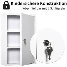 kleankin Medizinschrank weiß