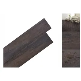 vidaXL Pvc-fliesen Selbstklebend 5,21 M2 2 Mm Dunkelbraun Vidaxl