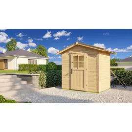 Weka Gartenhaus 223 2,05 x 1,54 m natur