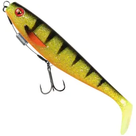 Fox Rage Pro Shad Loaded 14cm 24g - montierter Gummifisch, Farbe:UV Perch