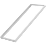 MacleanBrackets Maclean MCE542 Aufbaurahmen für LED Panel 1195x295mm Deckenmontage Wandmontage Montageset Einbaukit Aluminium