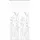 VISION S Schiebegardine VISION S "GRASIL 2er SET" Gr. 1, grau, B:60cm H:260cm, Polyester, Gardinen, Bambus-Optik, Digital bedruckt