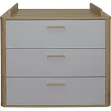 Mäusbacher Wickelkommode Lilly Holzoptik Grau