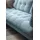trends by hg Wohnlandschaft TRENDS BY HG "Landau U-Form", blau (mittelblau), B:265cm H:75cm T:265cm, Sofas, Wohnlandschaft, in Cord-Stoff mit Metallfuß, Topseller