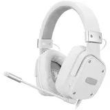 SADES Snowwolf SA-722S Gaming Headset White, weiß,