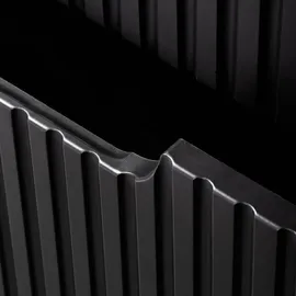 [en.casa] Waschtischunterschrank, Skelbolu 160x60x40 cm Schwarz