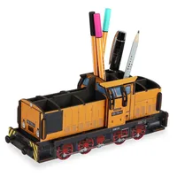 Werkhaus NEU Stiftebox Diesellok V60 Goldbroiler Güterlok orange Lok