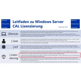 Microsoft Windows Server 2022 User CAL DE