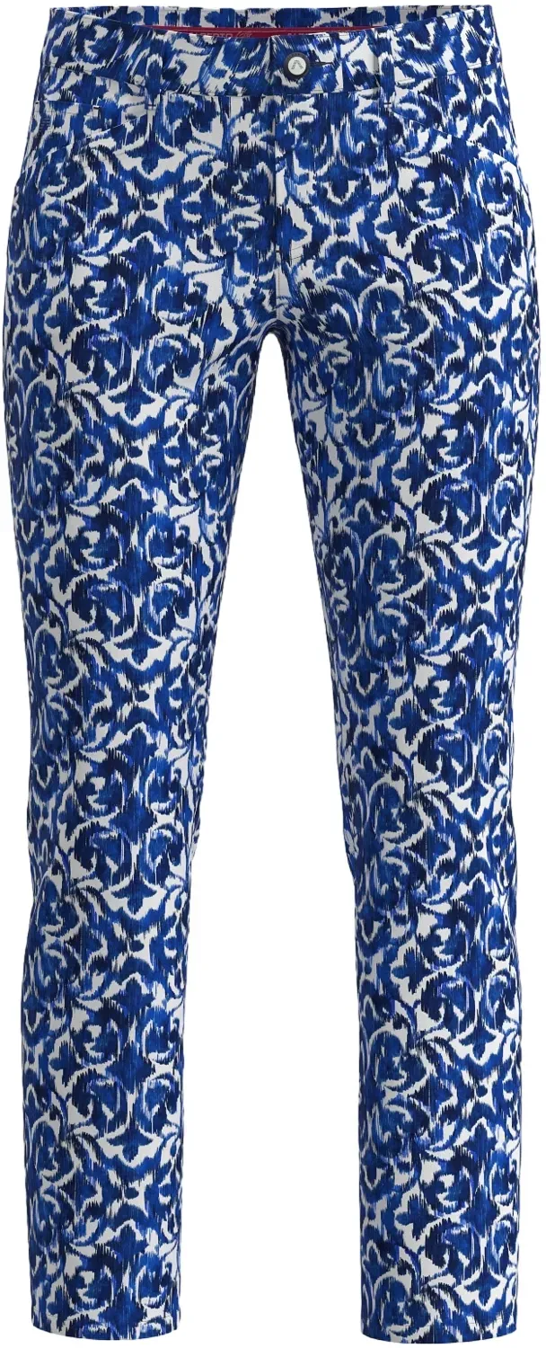 Alberto Hose Jana-CR Ornament Jersey, blau/weiß
