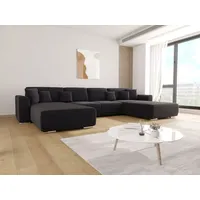 Ecksofa mit Schlaffunktion GUSTO U Monolith 97 - Grau