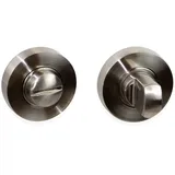 Emuca Knebelgriff rund für Schiebetür 5 Sets Nickel satiniert