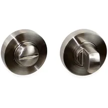 Emuca Knebelgriff rund für Schiebetür 5 Sets Nickel satiniert