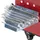 Mendler Werkstattwagen Stahl 73x90x35cm rot 3 Ladeflächen