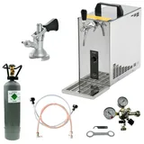 bietal® Bierzapfanlage 35 Liter/h Durchlaufkühler SET - KEG Flach - CO2 2 kg