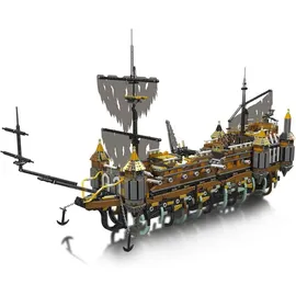 Coil Spielbauklötze, Bausteinset, Bauklötze, Baukasten, Model: 13188, Piratenschiff, MOC Silent Mary Segelboot-Modellbausatz, 4147 St.