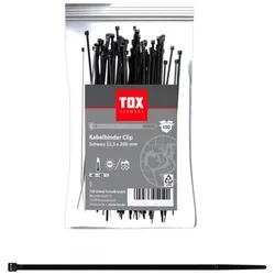 TOX 100 TOX Kabelbinder Clip schwarz 4049563054507 TOX 100 Stück