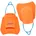 Unisex Erwachsene Flosse Schwimmtraining Schwimmflosse Flossen Trainingsausrüstung Fluro Tangerine/Poolblu/Bluflm S