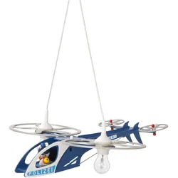 ELOBRA kids Kinderlampe Polizei Helikopter Lack