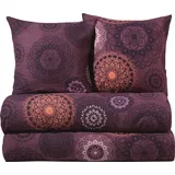 Erwin Müller Bettwäsche im 4-teiligen Sparpaket 80x80+135x200cm violett