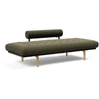 INNOVATION LIVING Schlafsofa Rollo Bow Stoff Forest Green