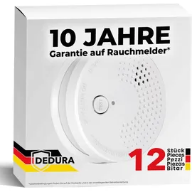 dedura TSS912A Weiß inkl. 9V Batterie 12 St.