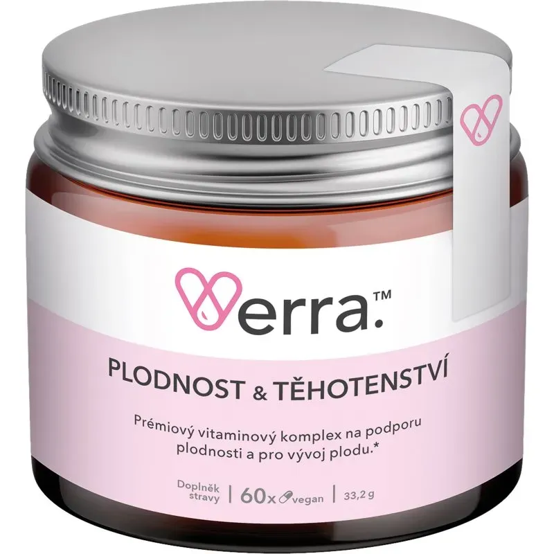 Verra Komplex Fruchtbarkeit & Schwangerschaft Kapseln mit Multivitamin-Komplex für Damen 60 KAP