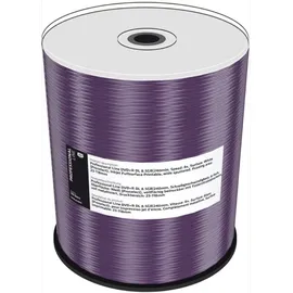 MediaRange DVD+R Double Layer 8.5GB|240min 8-fache Schreibgeschwindigkeit, vollflächig bedruckbar Cakebo (100 x), Optischer Datenträger