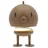 Hoptimist Lampe LED, Nachttischlampe Touch, Kabellose Lampe Tisch, Aufladbare & Dimmbar, Dänischem Design, 15 x 15 x 23 cm, XL, Choko