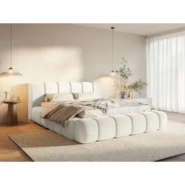 FEDVE Polsterbett Weiß