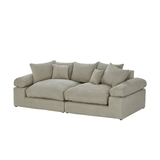 Big Sofa  Whitney ¦ grau ¦ Maße (cm): B: 242 H: 86 T: 121.0
