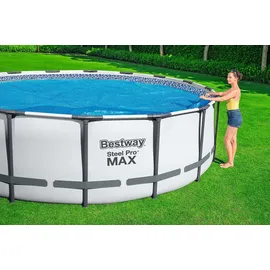 BESTWAY Poolabdeckung blau Ø 396/427/457 cm