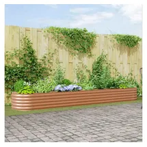 vidaXL Hochbeet 400 x 80 x 44 cm Braun
