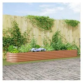 vidaXL Hochbeet 400 x 80 x 44 cm Braun
