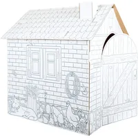 Small Foot Company Spielhaus Bauernhof aus Bastelkarton