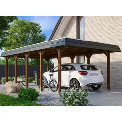Einzelcarport SKANHOLZ "Spreewald", braun, H: 209cm, Carports