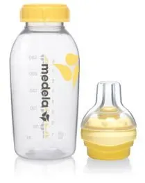 Medela Calma Babyflasche 250ml mit Calma Solitaire Silikonsauger, 0-6 Monate