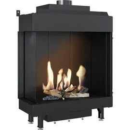 Kratki Gaskamin KRATKI LEO 62 Vorderseite Erdgas ∅ 100/150 8,6 kW