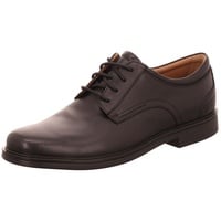 CLARKS Un Aldric Lace Derbys, Black Leather, 41 EU