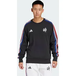 Frankreich Essentials 3-Streifen Sweatshirt WEISS M