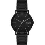 Skagen Signatur Herrenuhr, Quarz-Dreizeigerwerk mit Edelstahlarmband