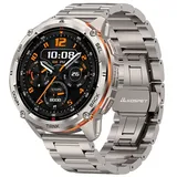 Kospet Tank T3 Ultra 2 Special BT Gehäusebreite nicht angegeben Edelstahlgehäuse Silber Sportarmband Silber One Size