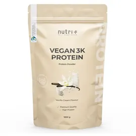 Nutri + Vegan 3K Protein Vanille Pulver 1000 g